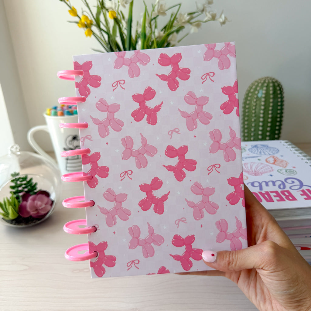 Cuaderno Perritos Rosados