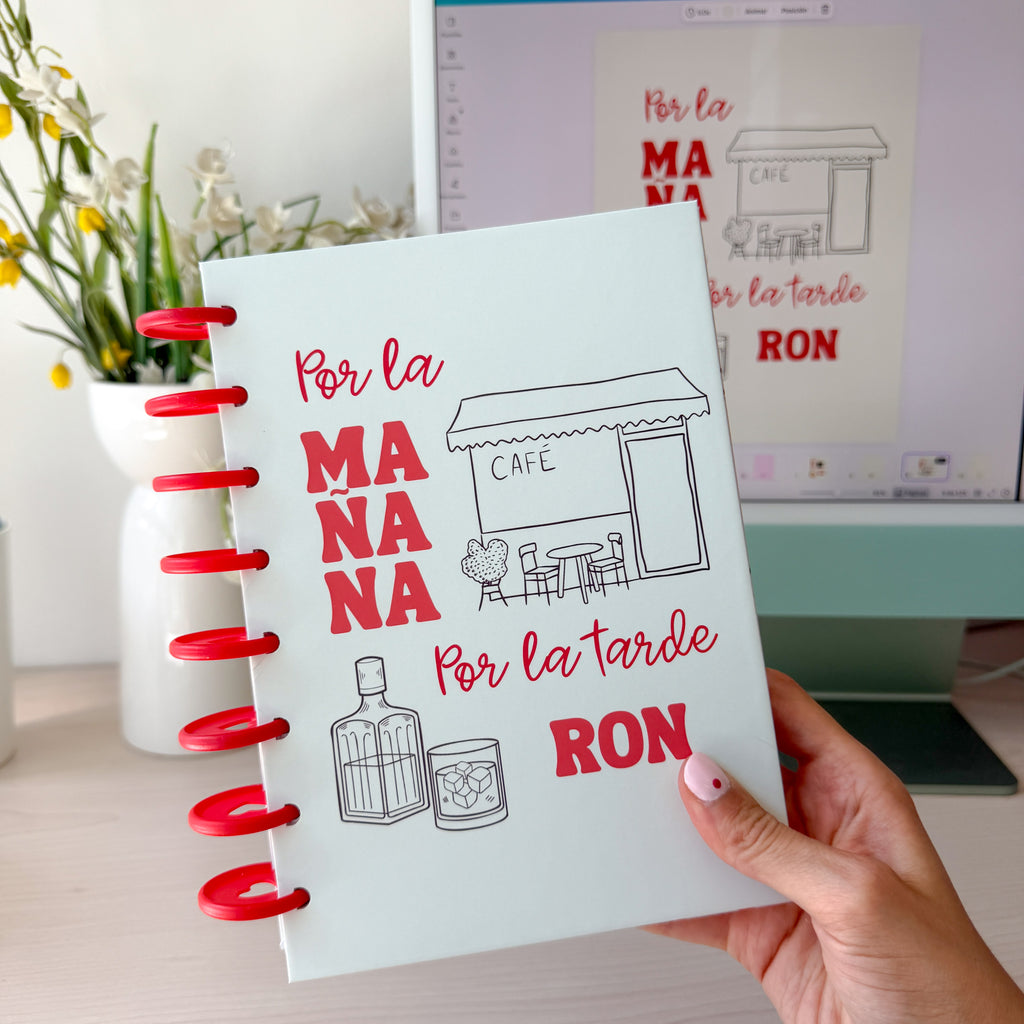 Cuaderno Café con Ron B&W