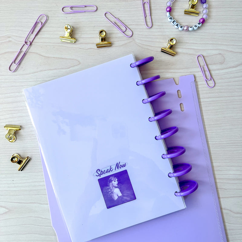 Cuaderno Speak Now morado