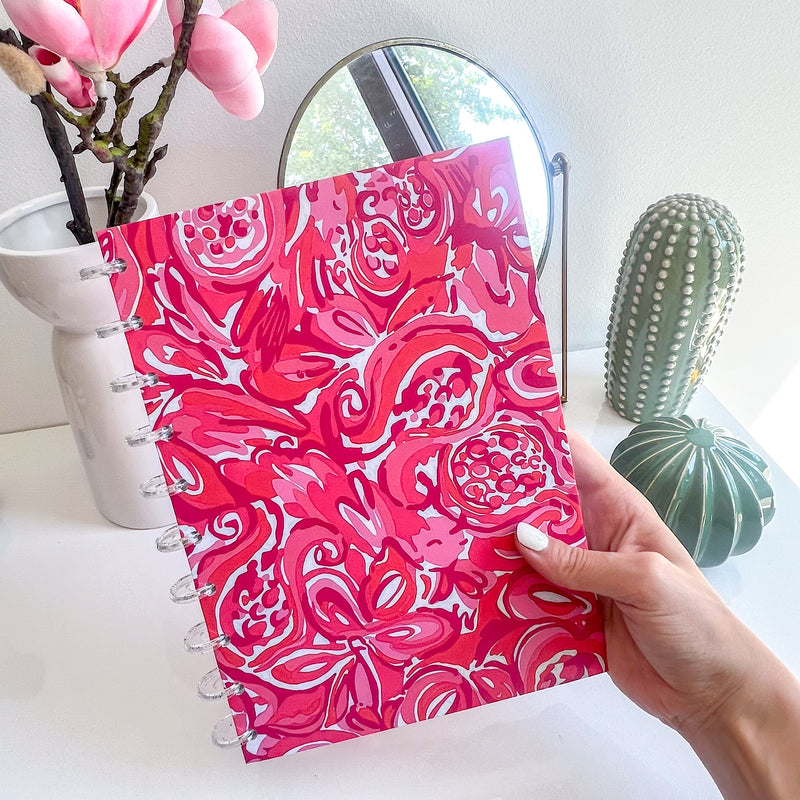 Cuaderno Manchas Fucsia