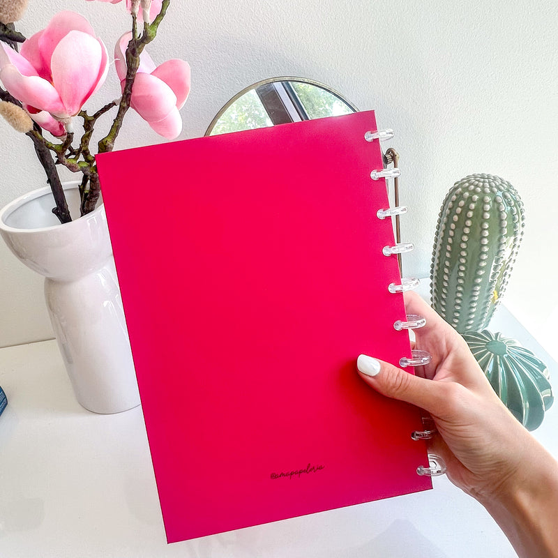 Cuaderno Manchas Fucsia