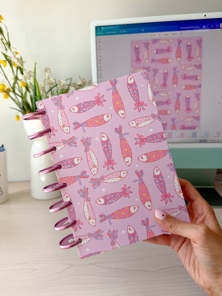 Cuaderno Peces rosados