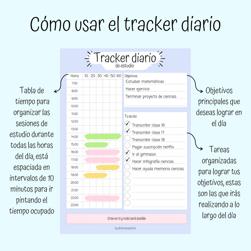 Tracker diario