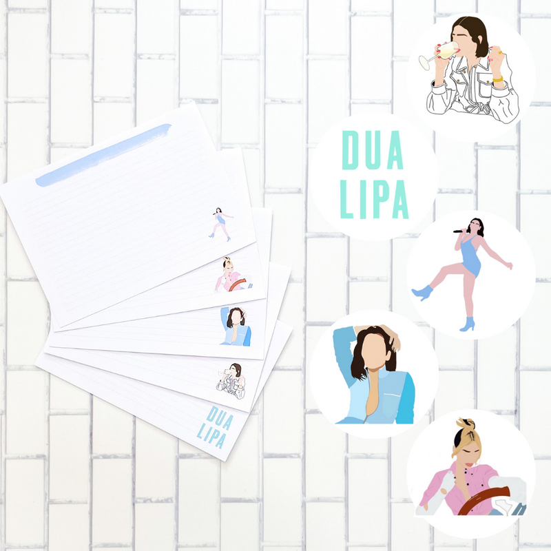 Flash cards Dua Lipa