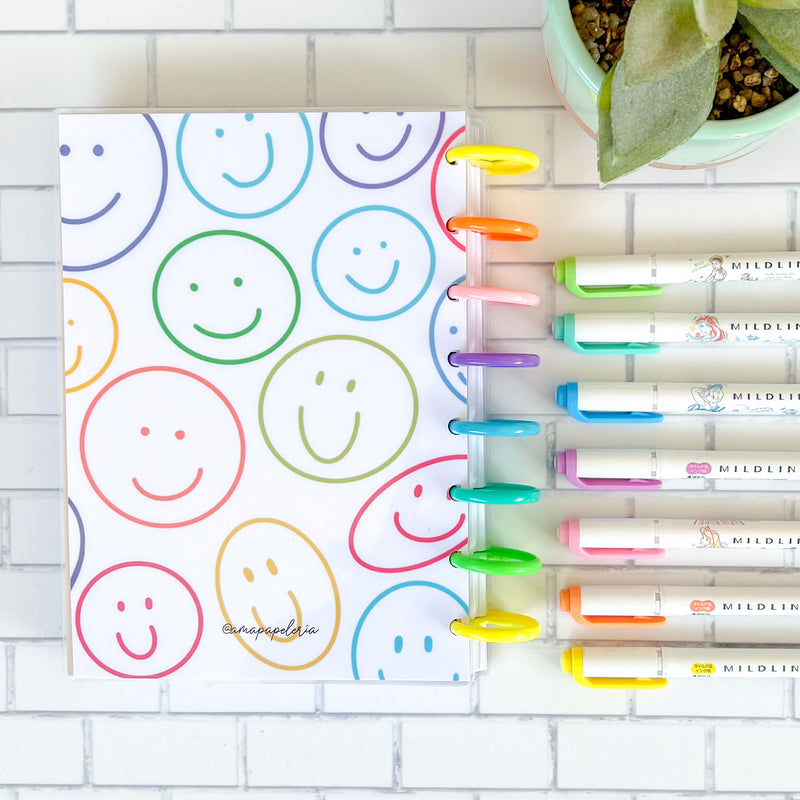 Cuaderno Harry Styles Smiley faces