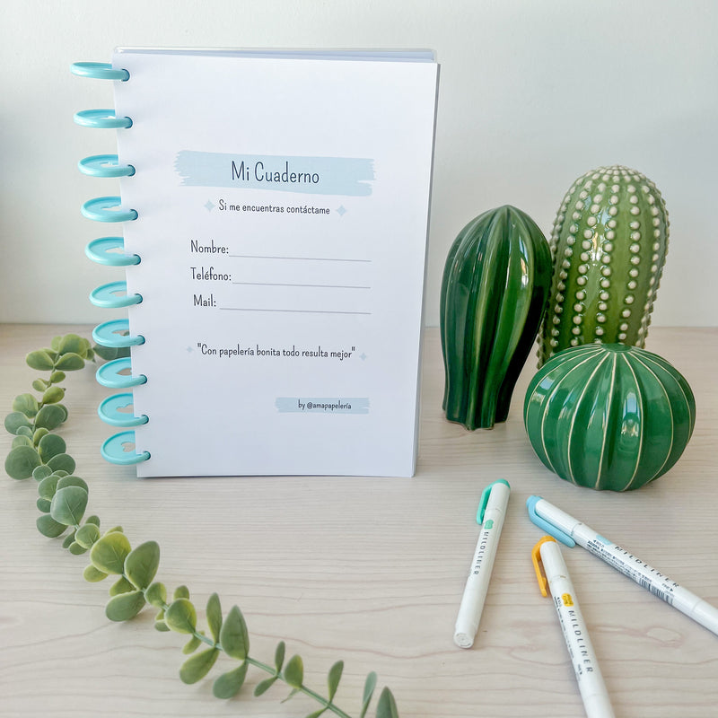 Cuaderno Cactus