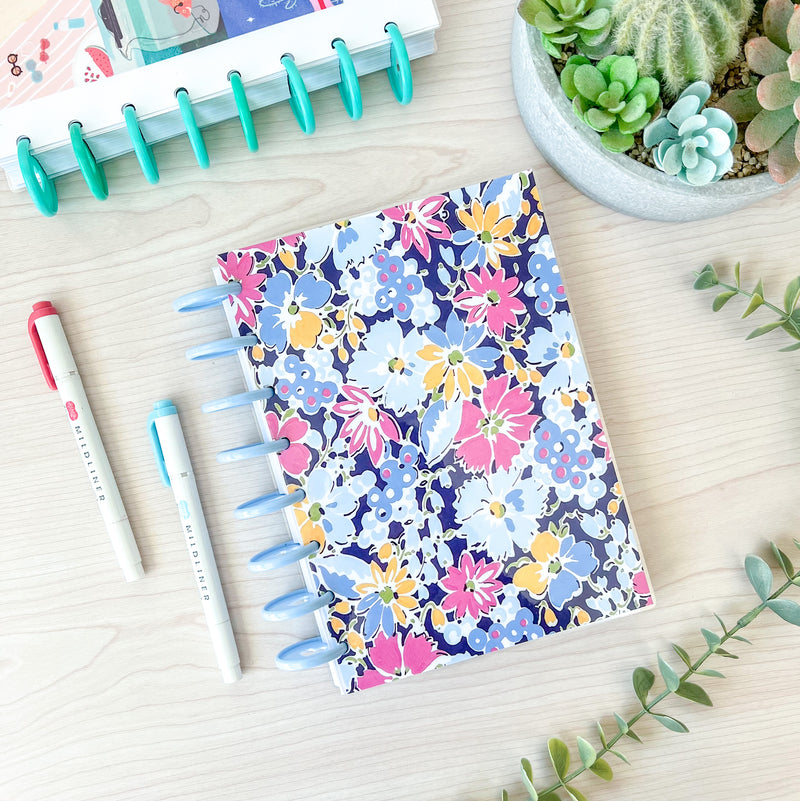 Cuaderno Flores Celestes