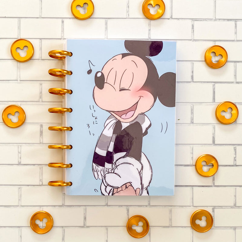 Cuaderno Mickey celeste