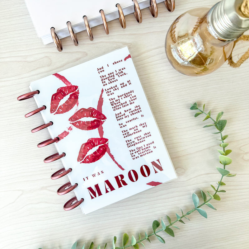 Cuaderno Maroon