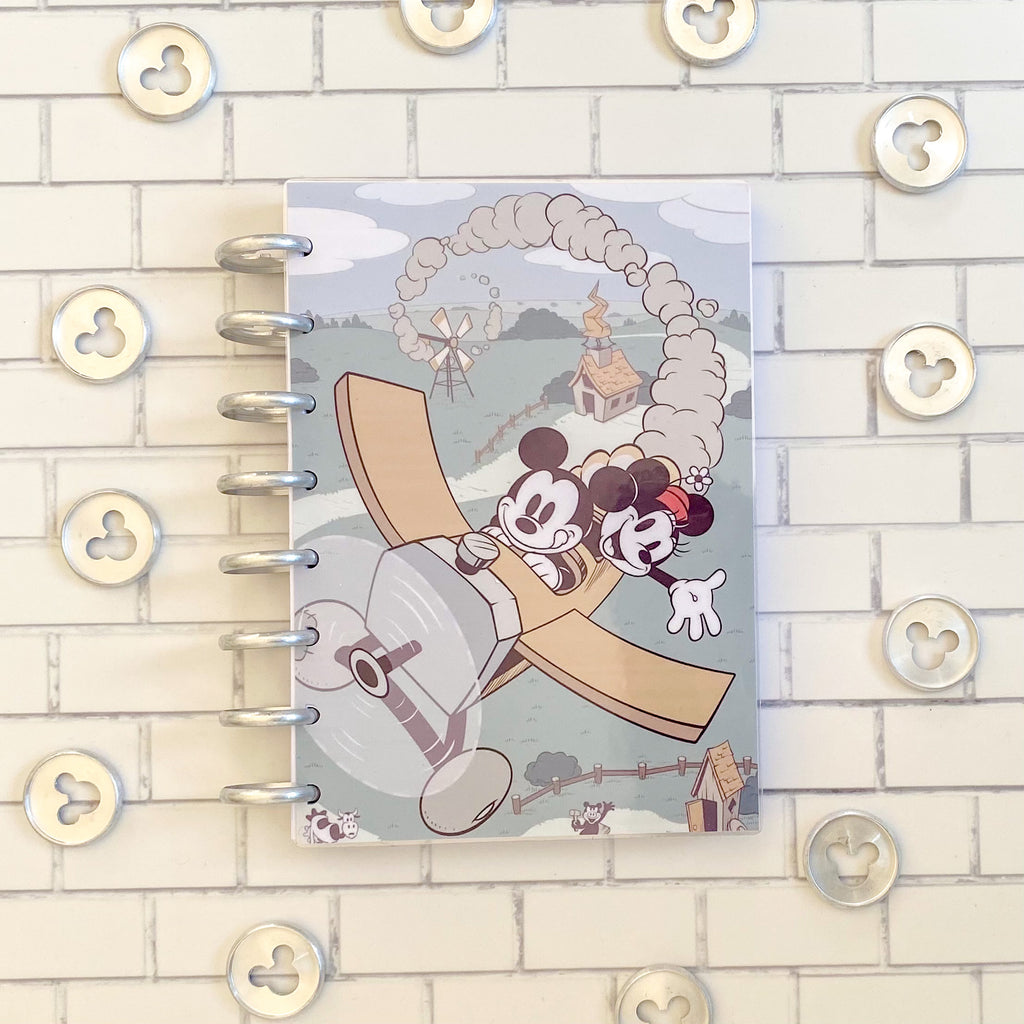 Cuaderno Mickey volando
