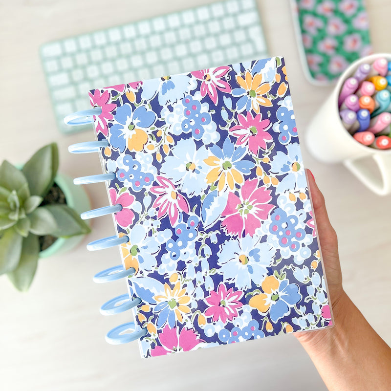 Cuaderno Flores Celestes