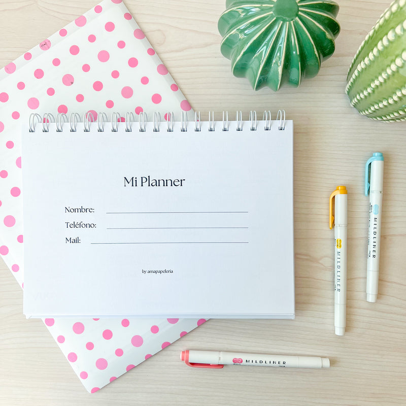 Planner anual personalizable