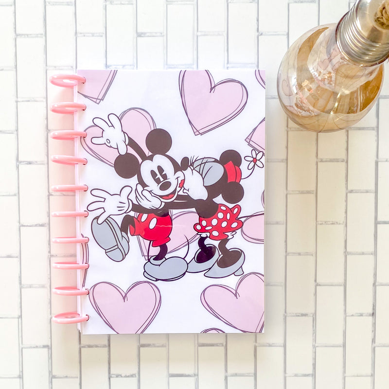 Cuaderno Mickey y Minnie Corazones