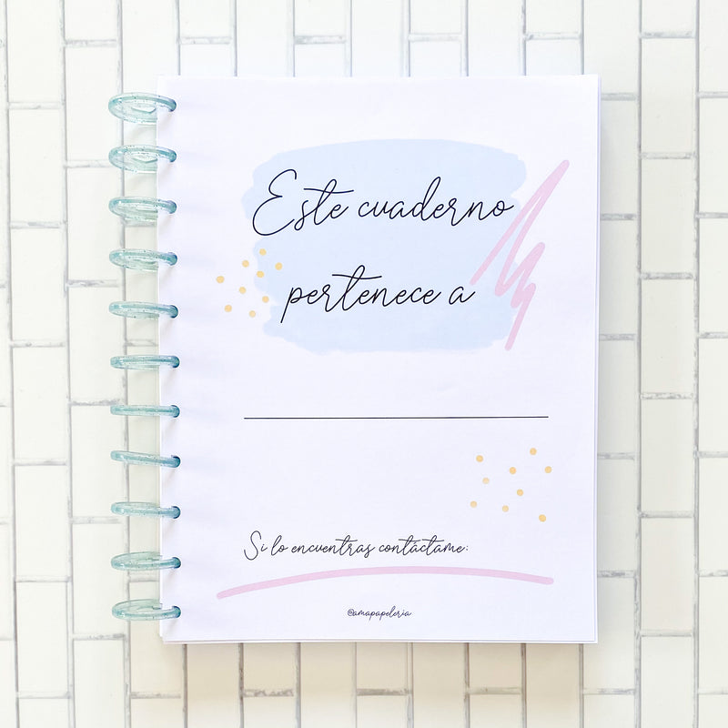 Cuaderno Margaritas