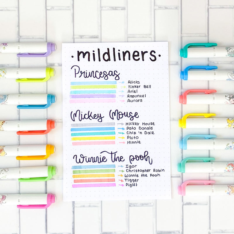 Mildliner Disney Set de 5