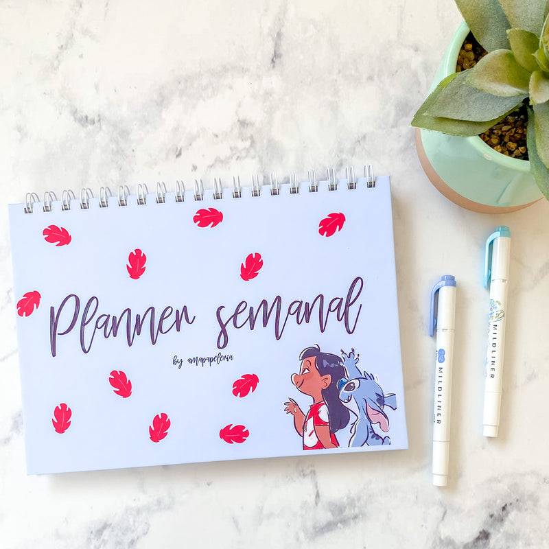 Planner semanal Lilo y Stitch